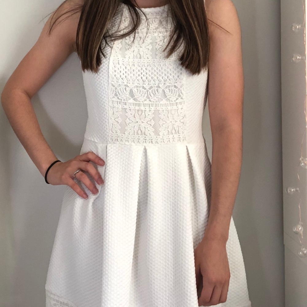 White dress homecoming
